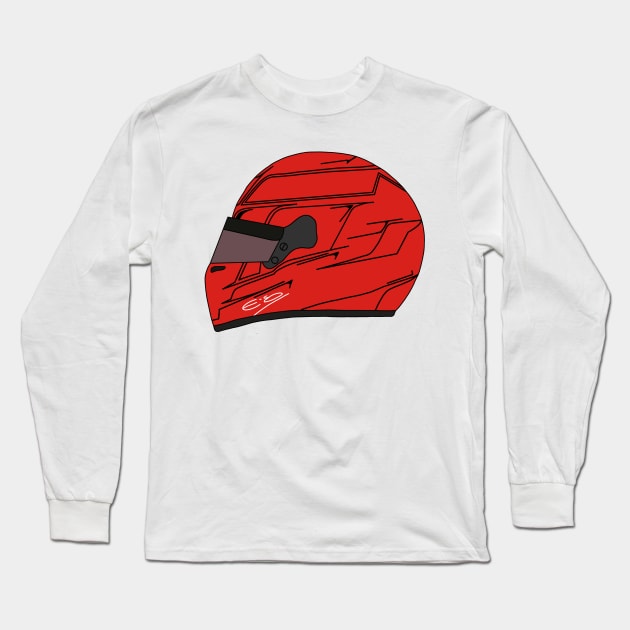 Esteban Helmet Long Sleeve T-Shirt by CalliesArt